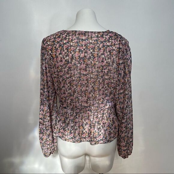 Wayf Floral Peplum Top  - Picture 4 of 7